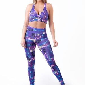Conjunto estampado colorful grape