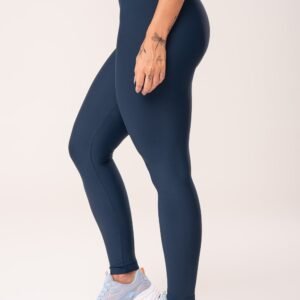 Calça legging azul marinho básica