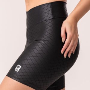 Bermuda shine preto textura quadriculada