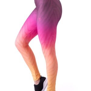 Legging fitness feminina new printed estampada degradê zebra